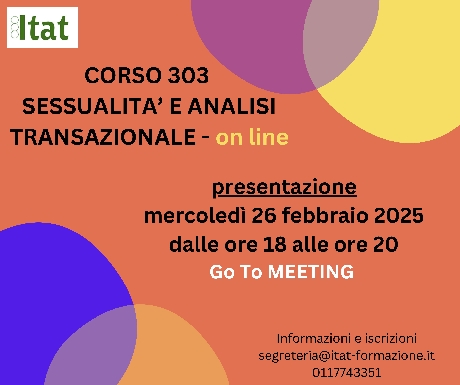 Corso 303 - Sessualità e Analisi Transazionale